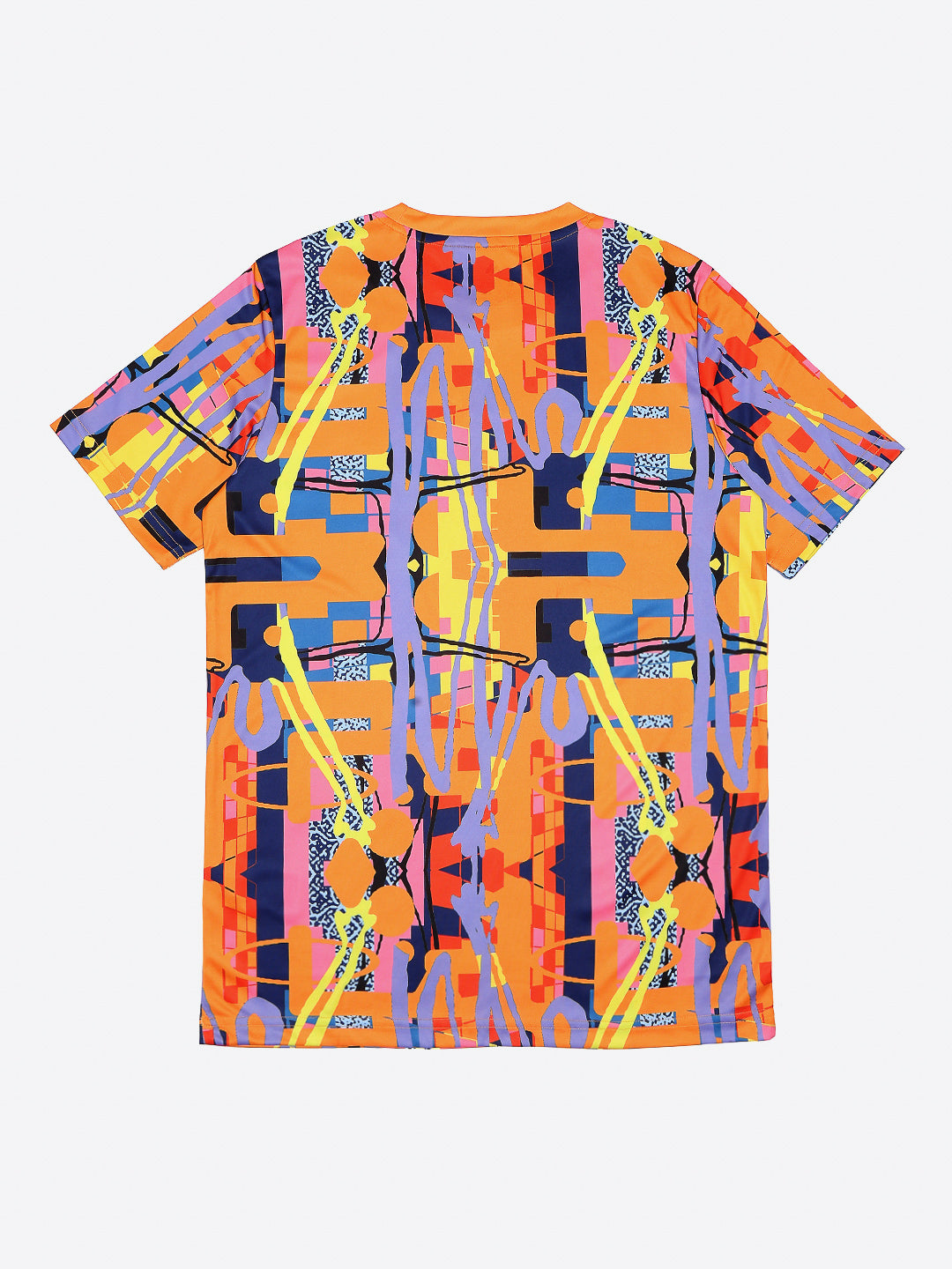 Adidas Recycled Polyester Printed T-Shirt Orange