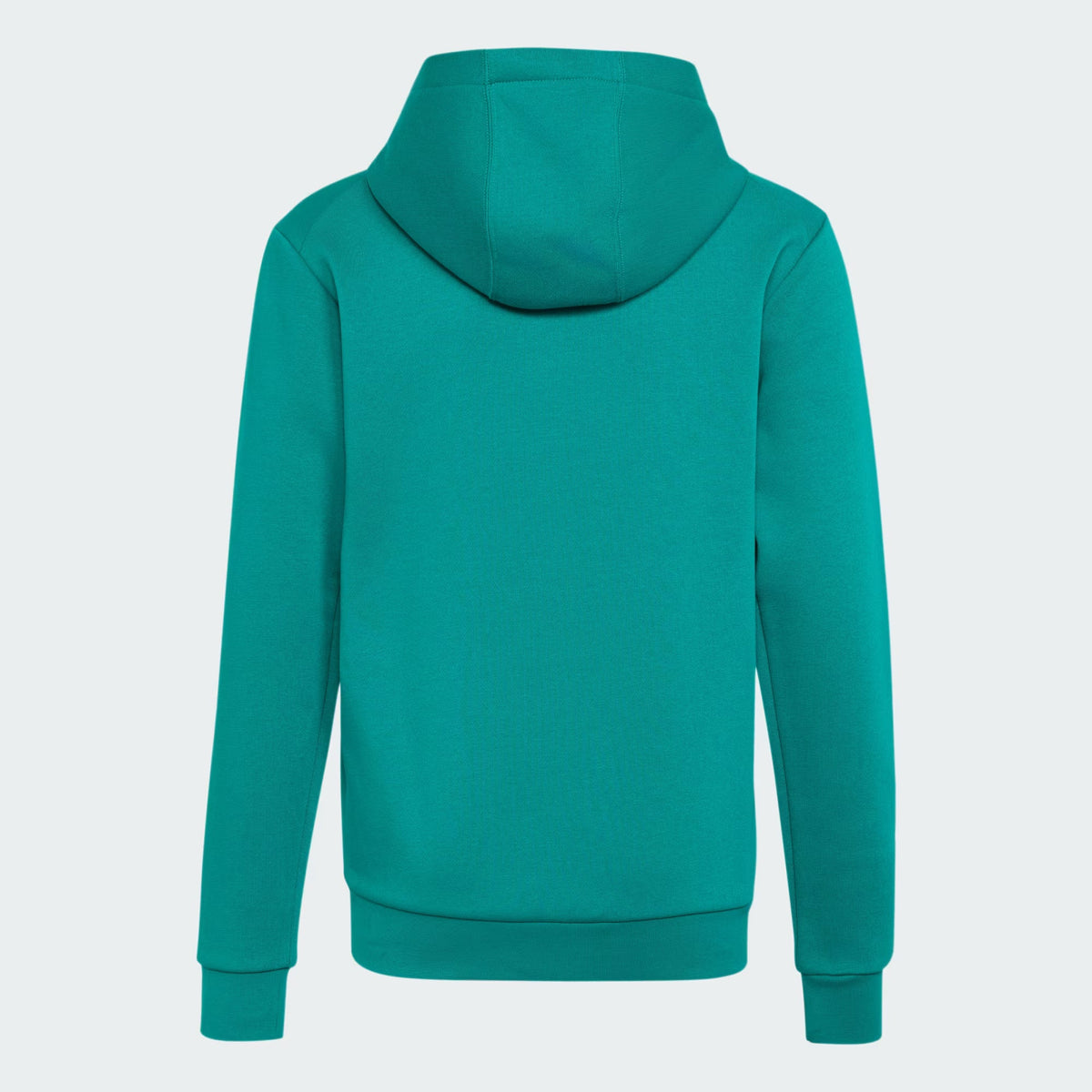 Adidas Cotton Blend Printed Hoodie Green