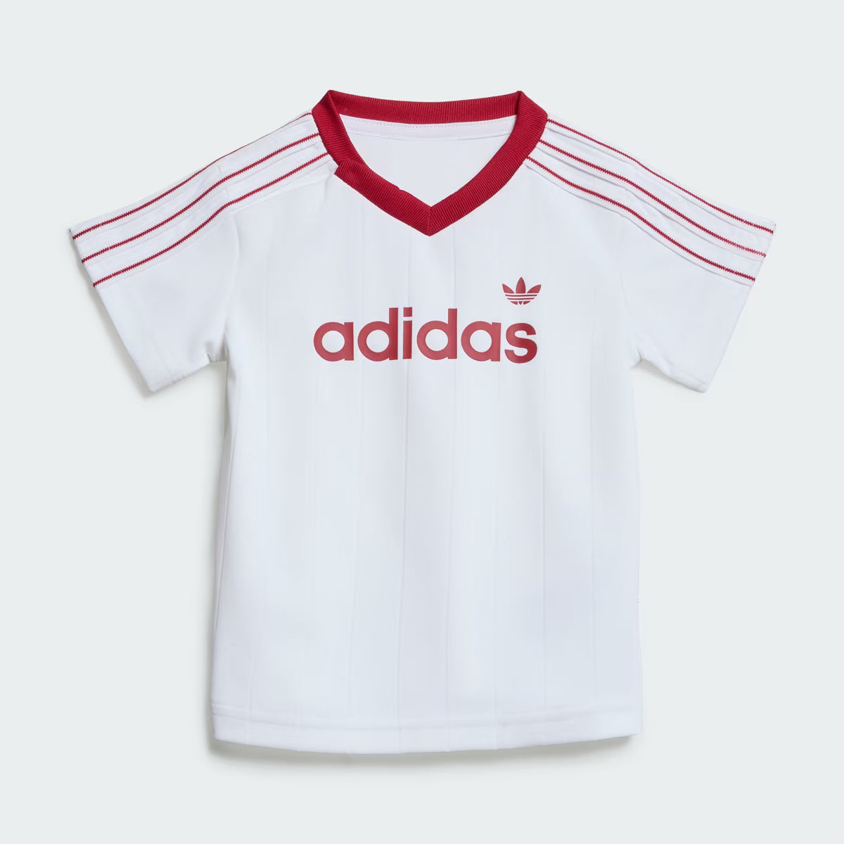 Adidas Pinstripes Sprinter Short Tee Set White