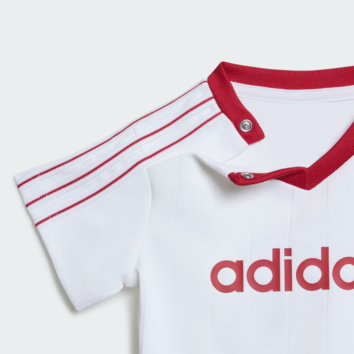 Adidas Pinstripes Sprinter Short Tee Set White