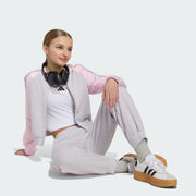 Adidas Cotton Blend Printed Tracksuit Grey