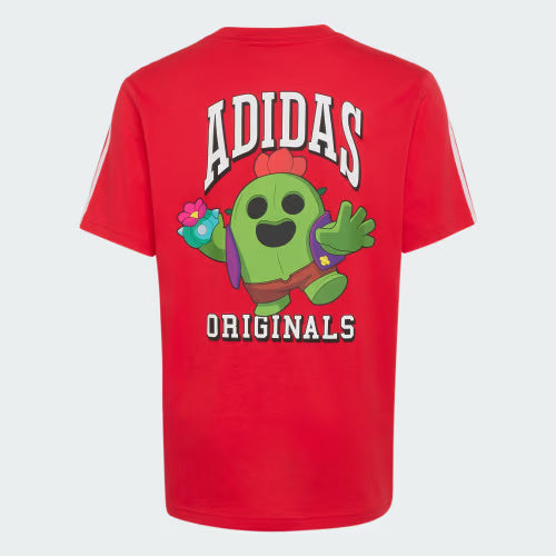 Adidas Graphic Loose Tee Red