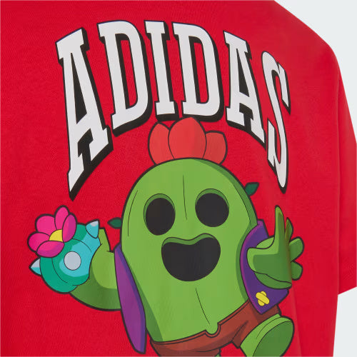 Adidas Graphic Loose Tee Red