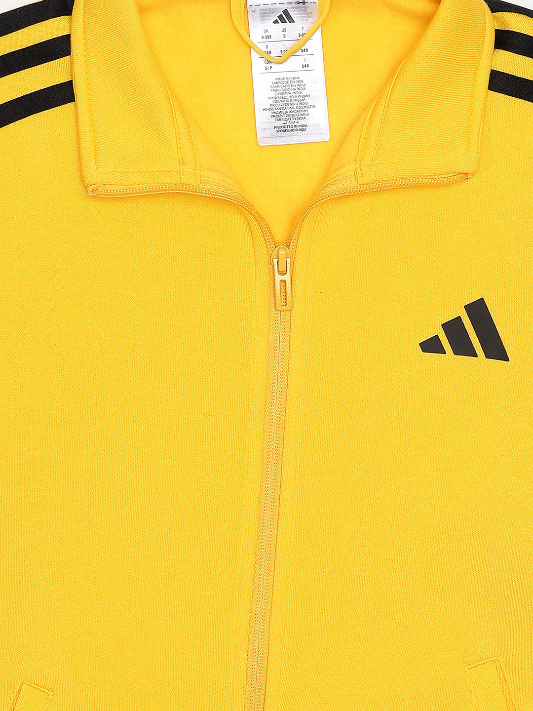 Adidas Cotton Stripes Top Yellow