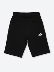Adidas Cotton Printed Shorts Black Essential