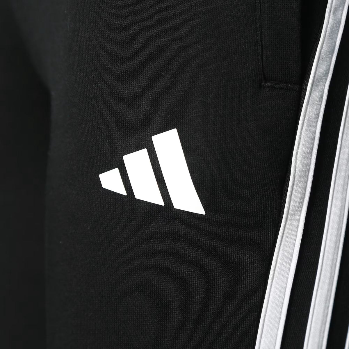 Adidas Cotton Stripes Track Pants Black