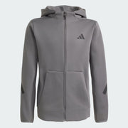 Adidas Z.N.E. Full Zip Hoodie Grey