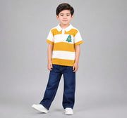 Black Embroidered Shirt Yellow