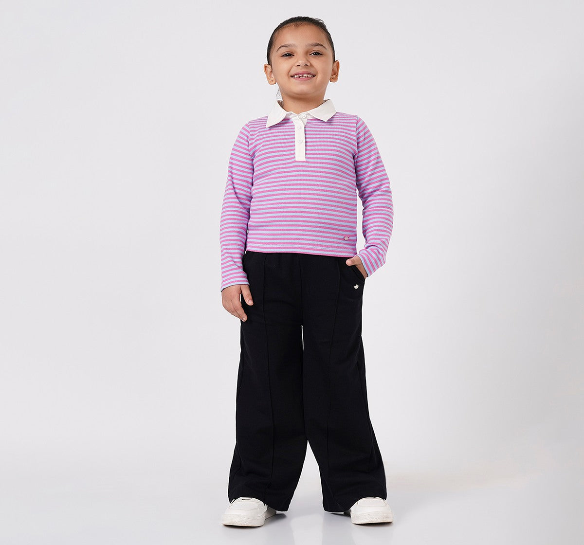 Wide Leg Joggers Black