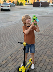 Boys Blue Solid Mid Rise Shorts
