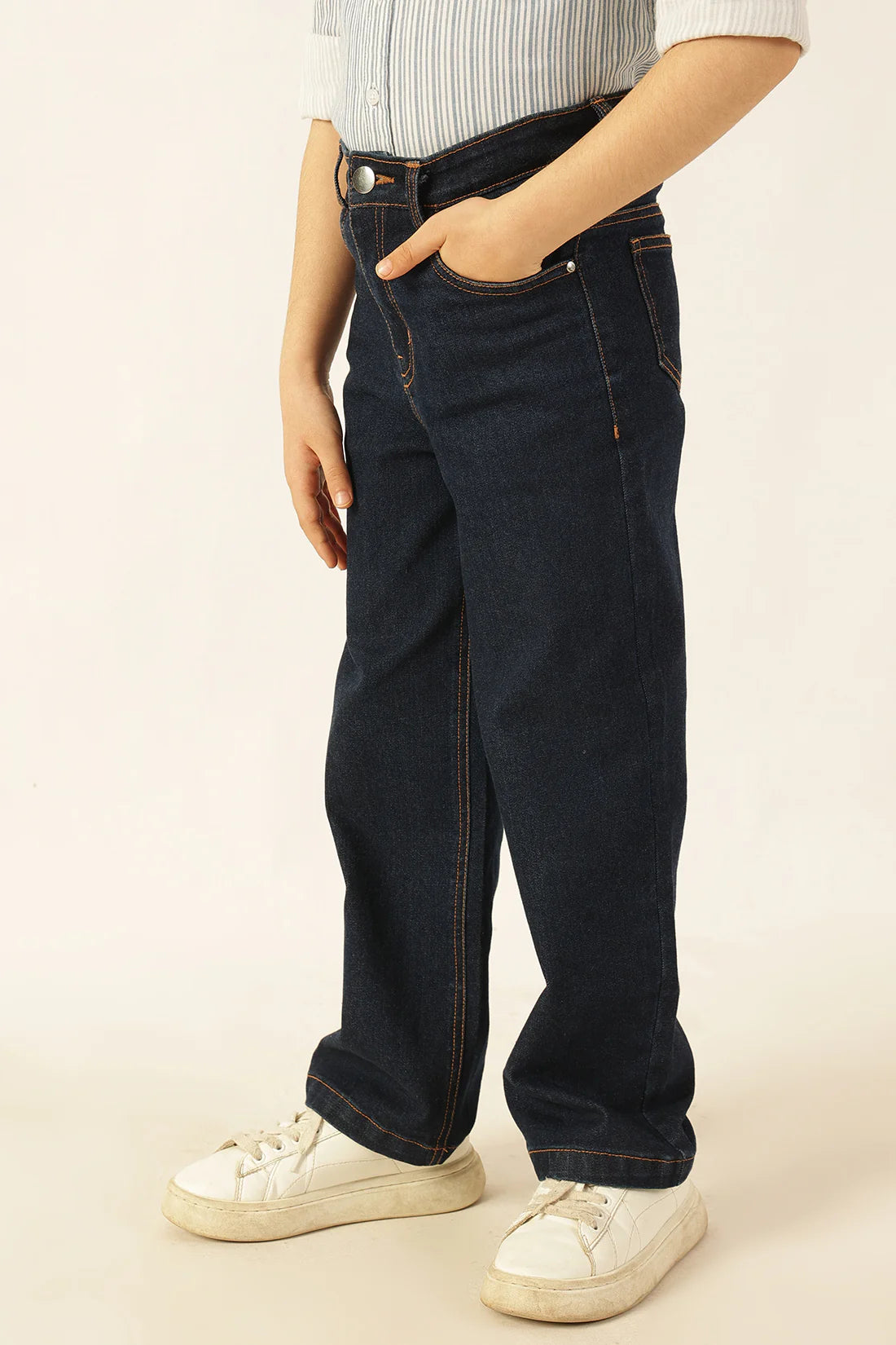 Boys Blue Stretch Denim Jeans