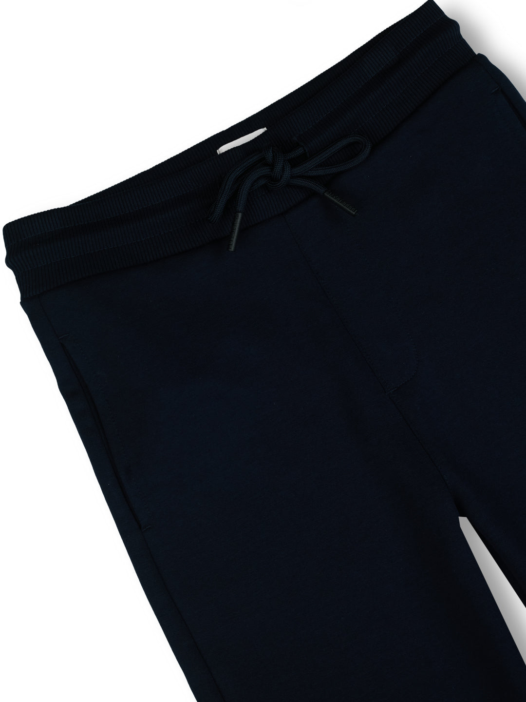Boys Navy Graphic Print Regular Fit Joggers