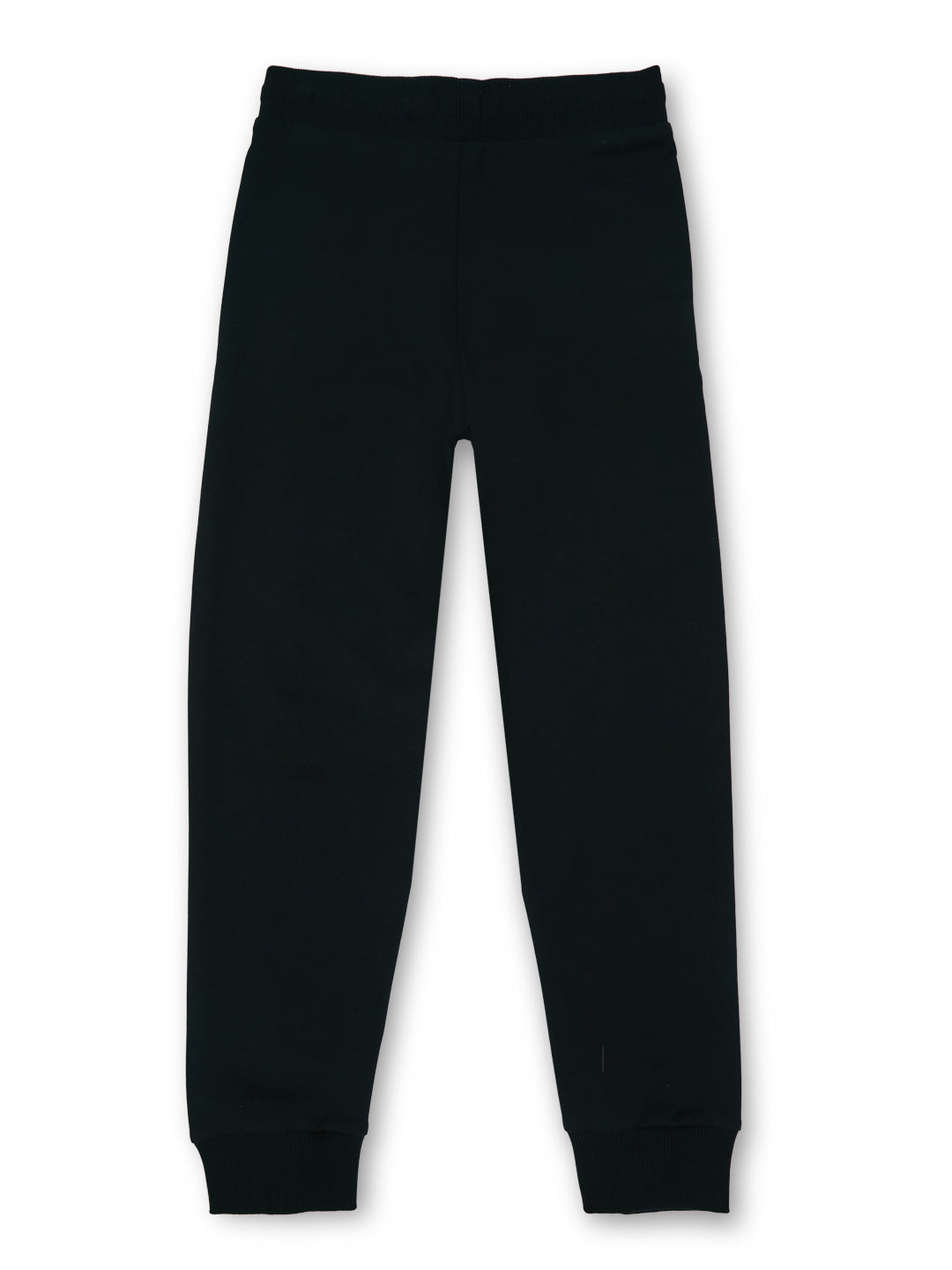 Boys Black Graphic Print Regular Fit Joggers