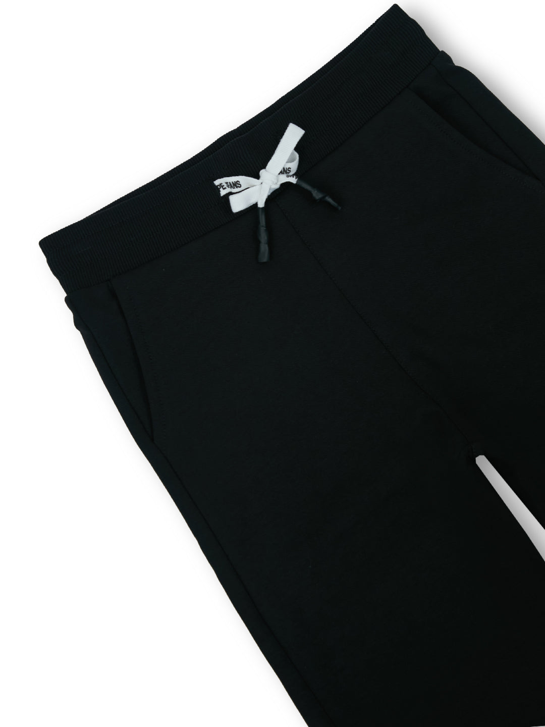 Boys Black Graphic Print Regular Fit Joggers