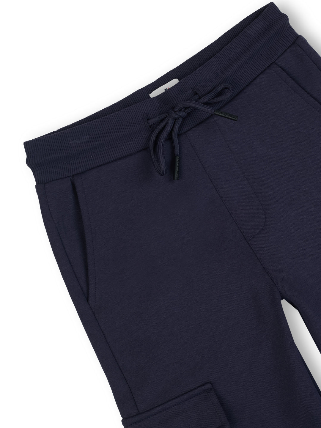 Boys Steel Grey Graphic Print Regular Fit Joggers