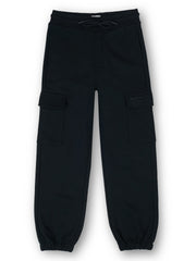 Boys Black Graphic Print Regular Fit Joggers Everyday
