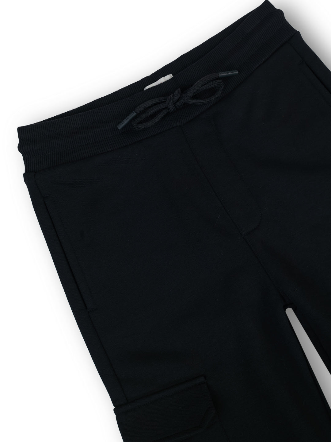 Boys Black Graphic Print Regular Fit Joggers Everyday