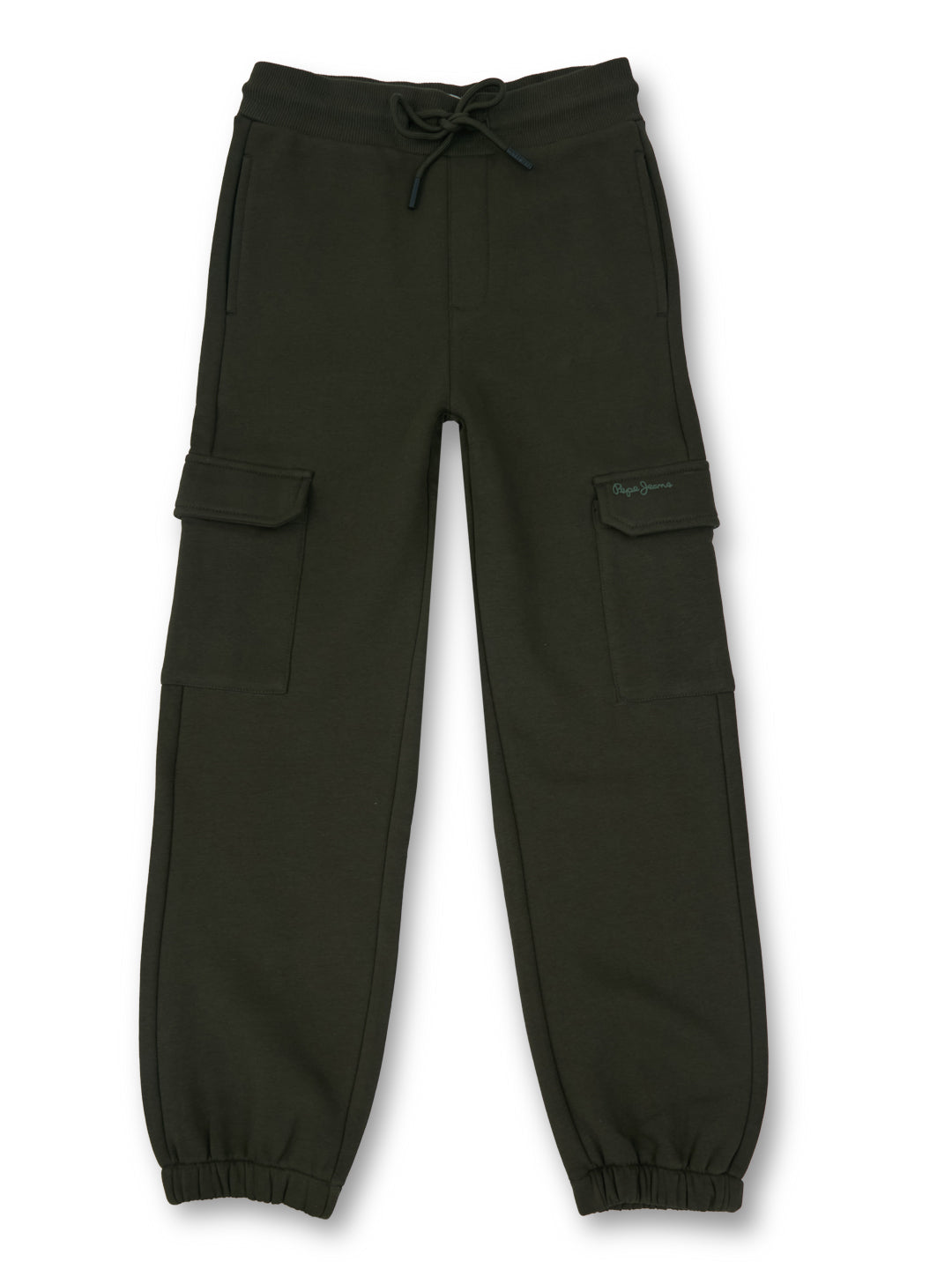 Boys Olive Graphic Print Regular Fit Joggers Everyday