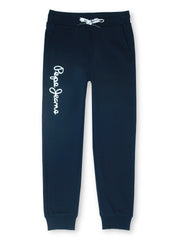 Boys Navy Graphic Print Regular Fit Joggers Modern
