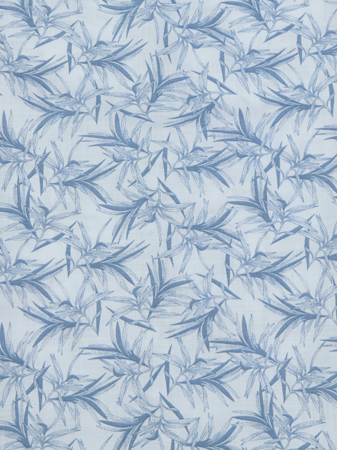 Boys Blue Printed Regular Fit Shirt