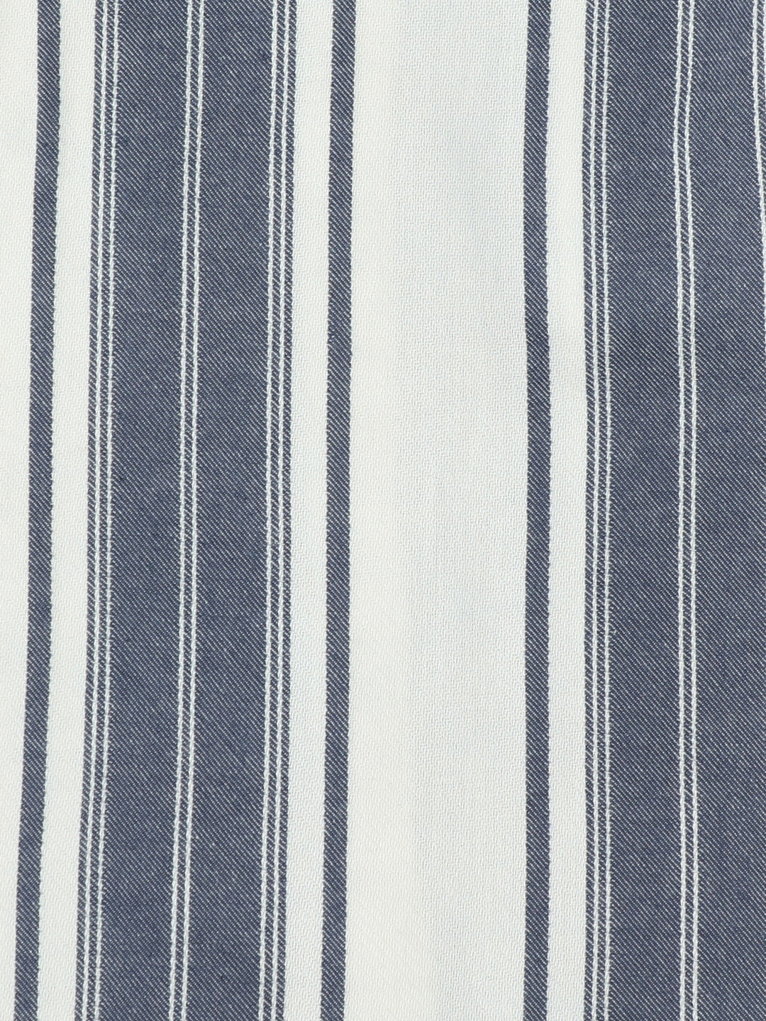 Boys Blue Striped Regular Fit Shirt