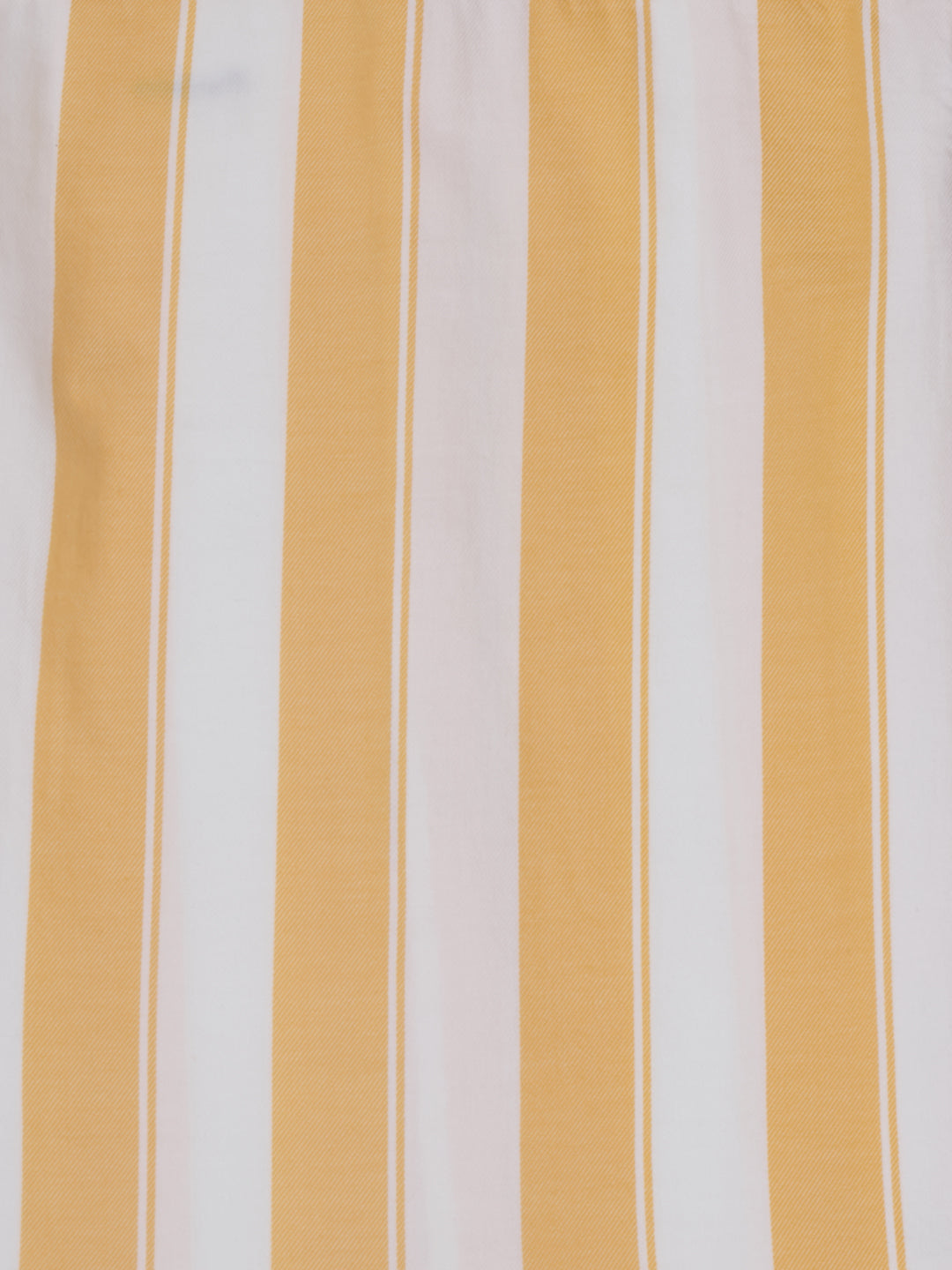 Boys Yellow Striped Regular Fit Shirt