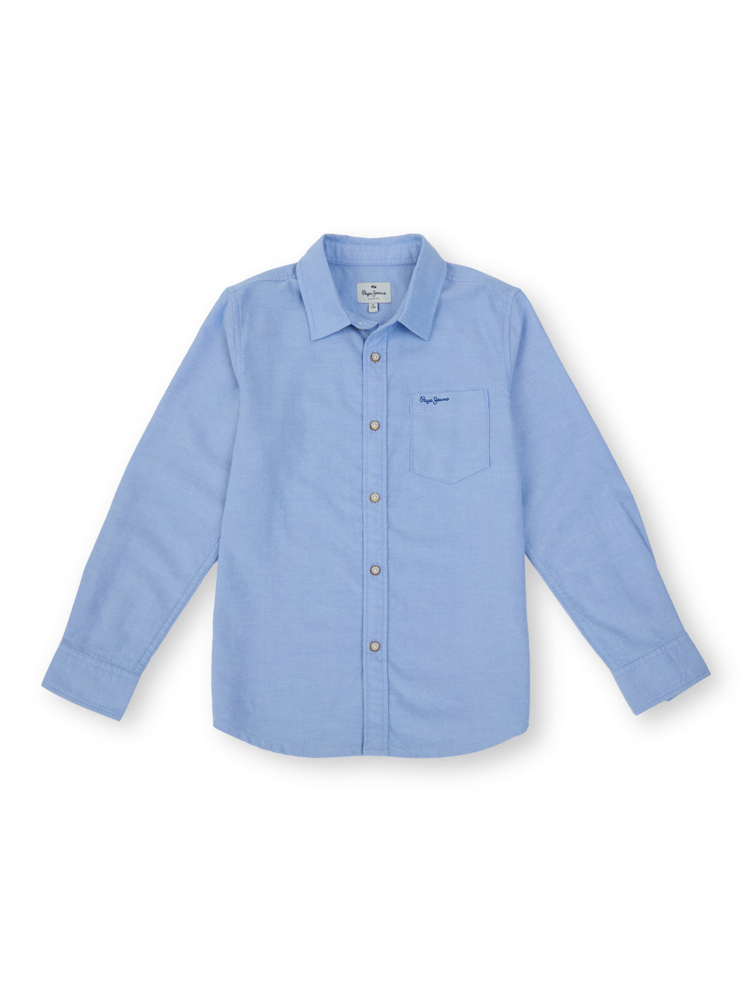 Boys Sky Solid Regular Fit Shirt
