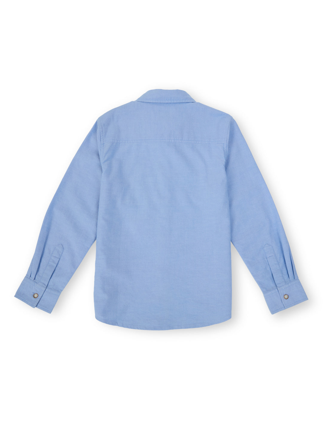 Boys Sky Solid Regular Fit Shirt