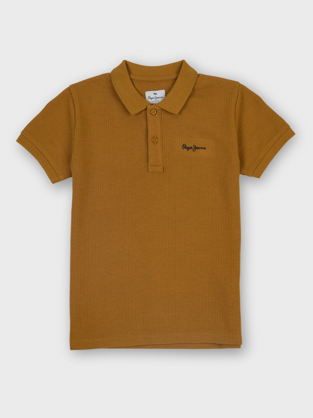 Boys Tobacco Graphic Print Regular Fit Polo