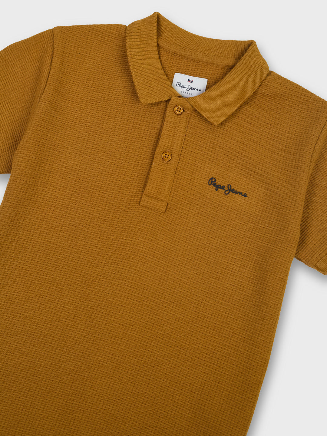 Boys Tobacco Graphic Print Regular Fit Polo
