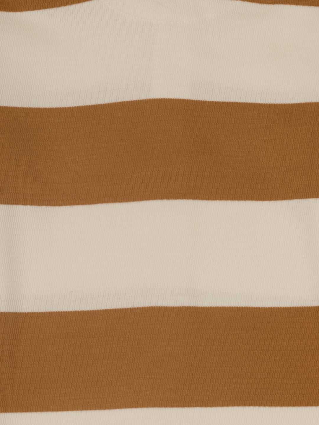 Boys Tobacco Striped Regular Fit Polo