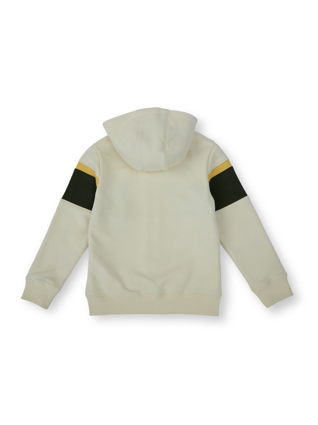 Boys Olive Striped Regular Fit Sweatshirt