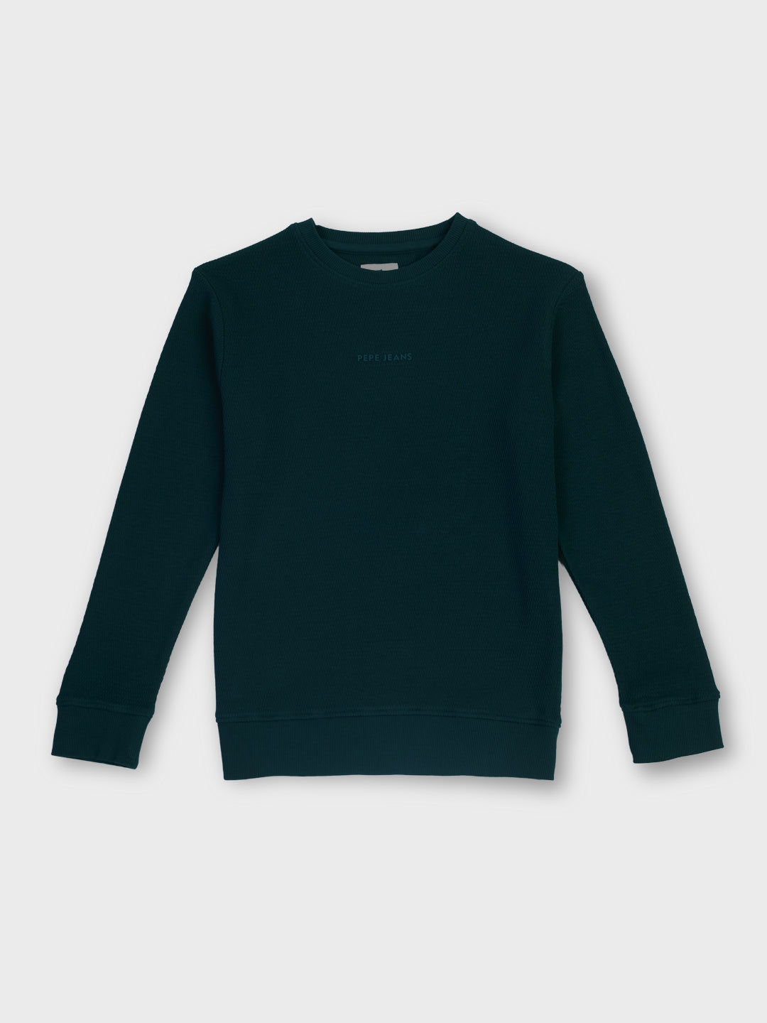 Boys Green Graphic Print Regular Fit Sweatshirt Full Sleeves