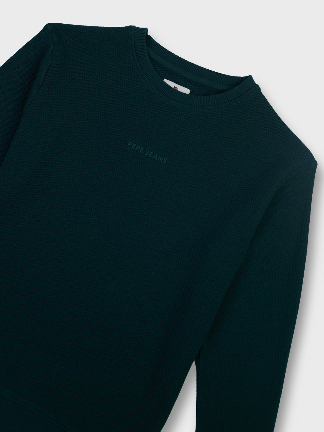 Boys Green Graphic Print Regular Fit Sweatshirt Full Sleeves