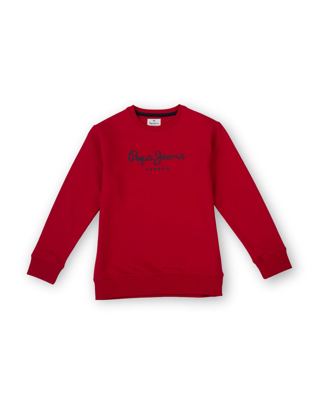 Boys Red Graphic Print Regular Fit Sweatshirt Full Sleeves