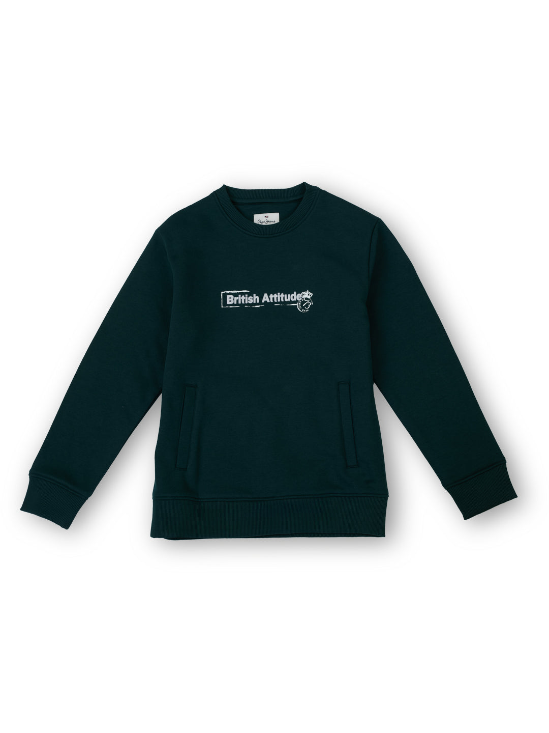 Boys B Green Graphic Print Regular Fit Sweatshirt