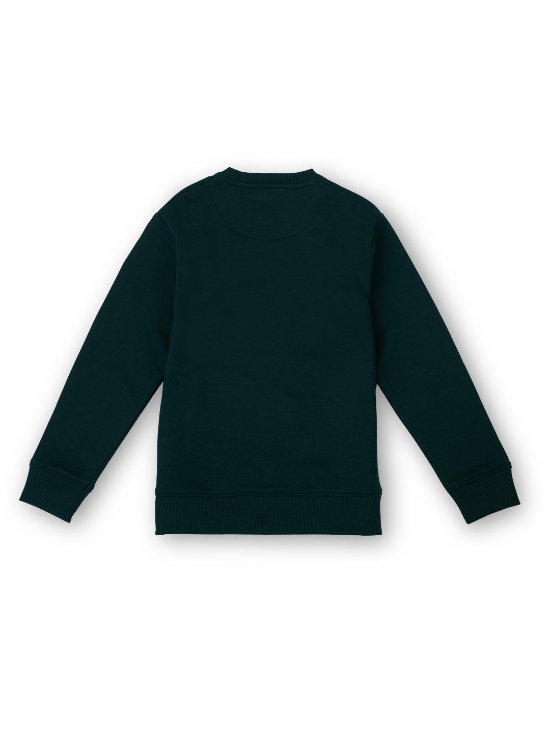 Boys B Green Graphic Print Regular Fit Sweatshirt