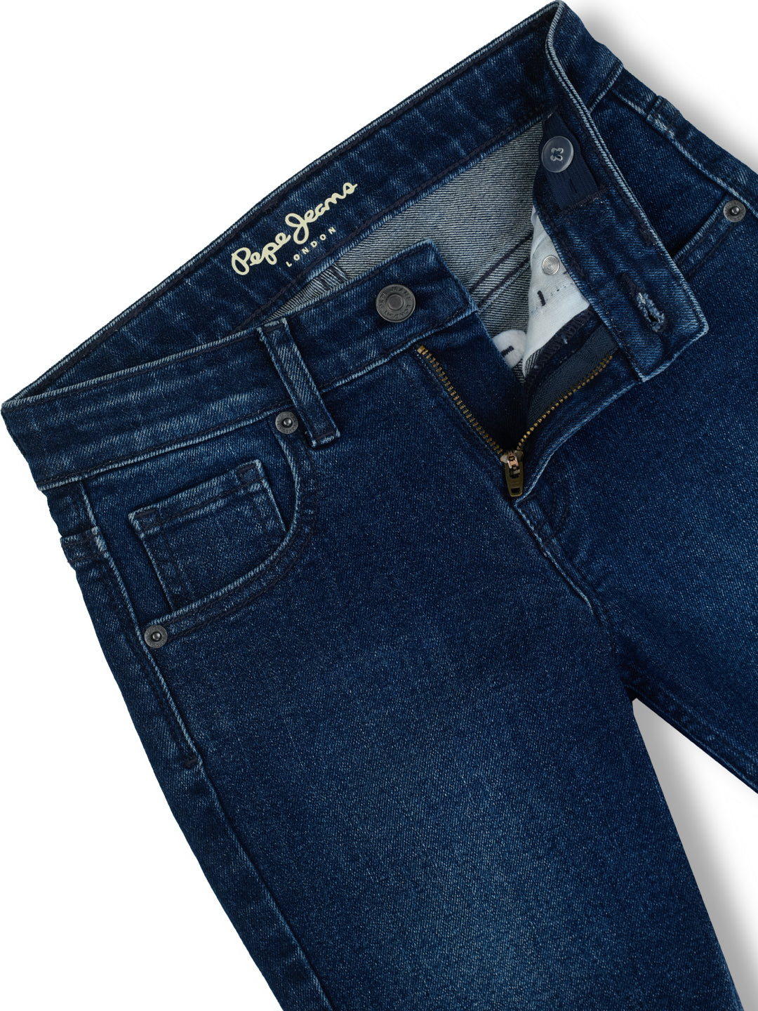 Boys Blue Slim Fit Denim Shorts Dark Used Wash