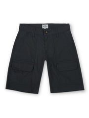 Boys Grey Solid Regular Fit Shorts