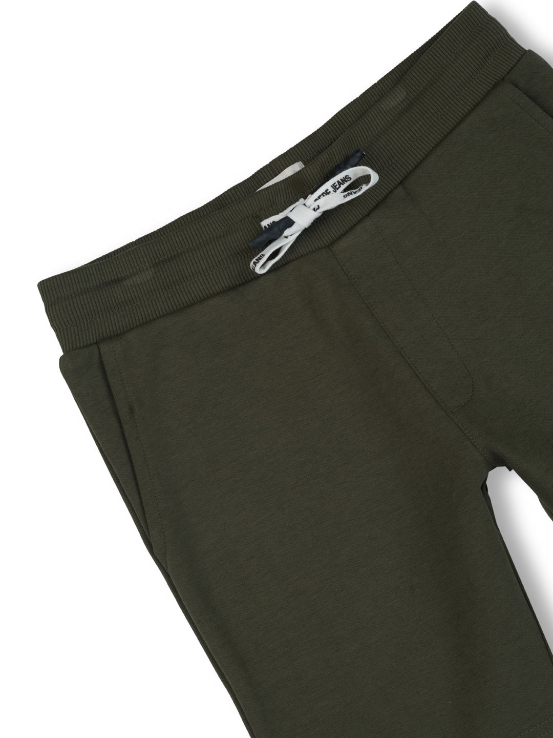Boys Olive Graphic Print Regular Fit Shorts