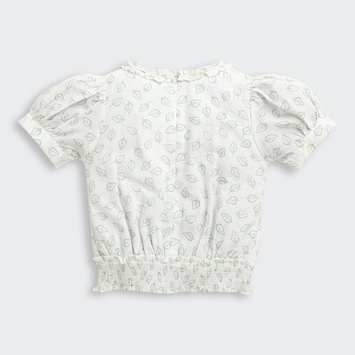 Girls Mint Leaf Printed Co-ord Set