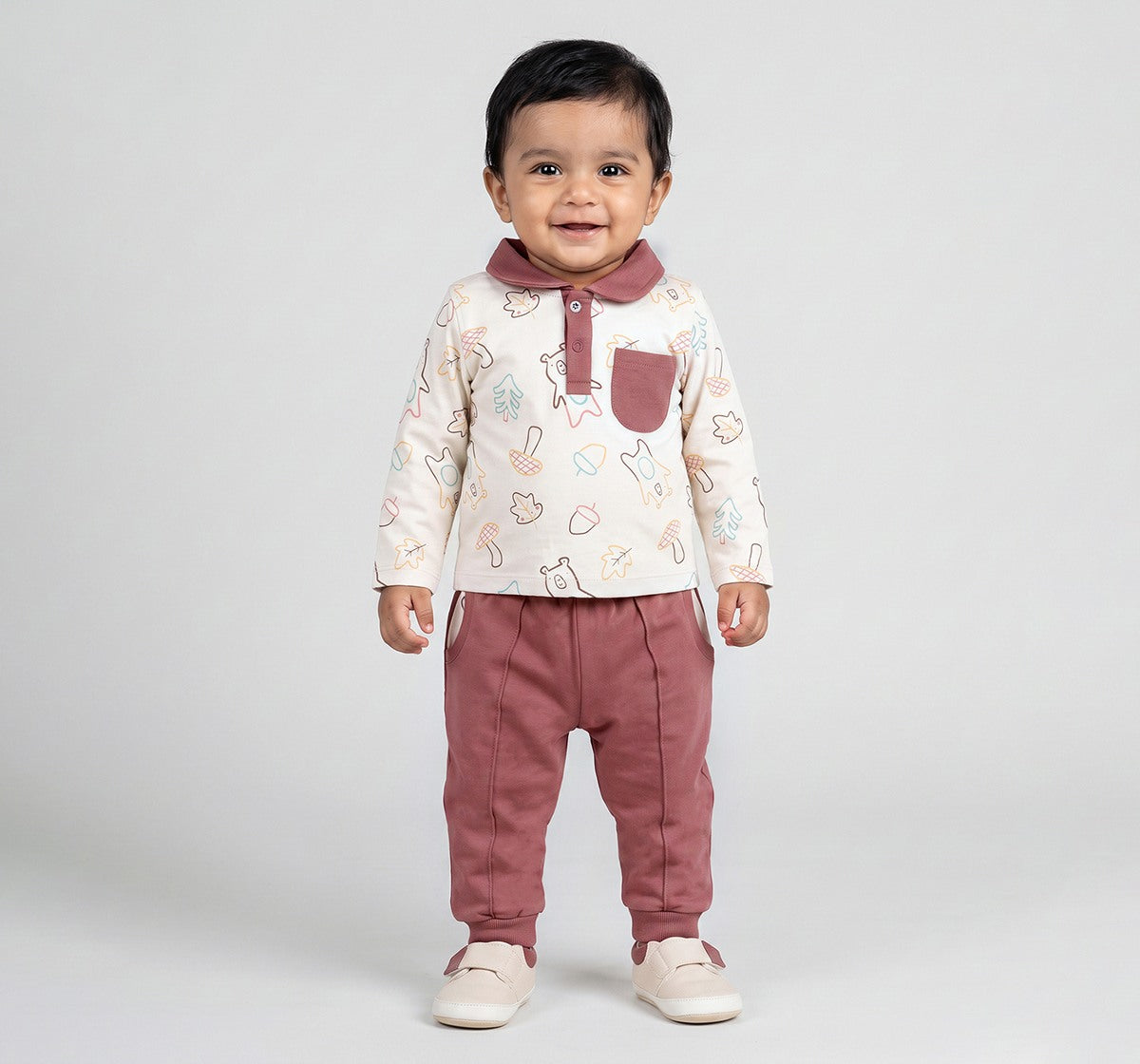 Aop Tee & Jogger Co-Ord Set Multicolor