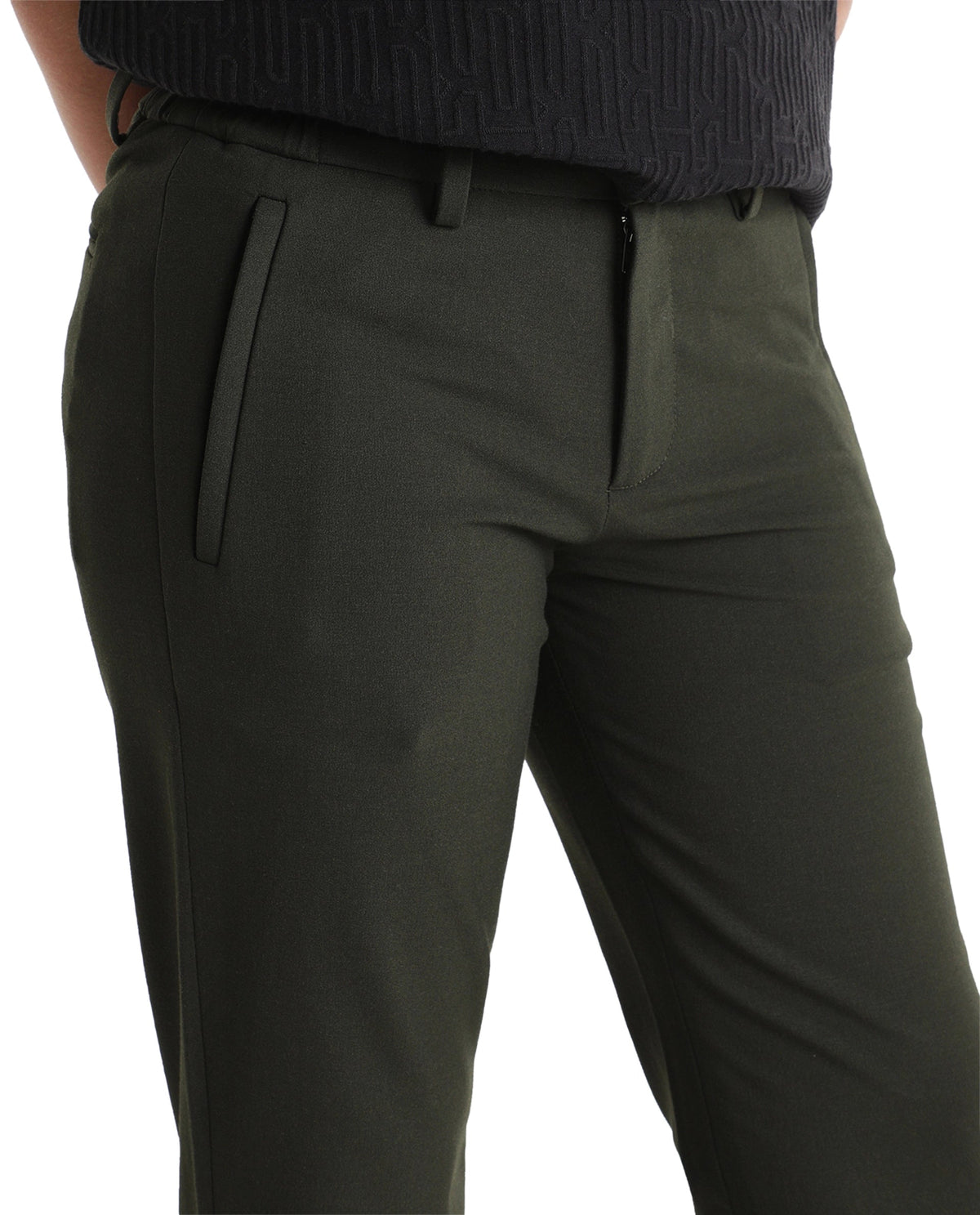 Rare Ones Boys Trove Polyester Blend Trouser - Olive