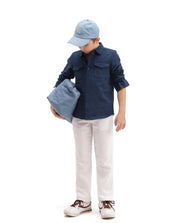 Rare Ones Boys Presso T Regular Fit Cotton Shirt - Dark Navy