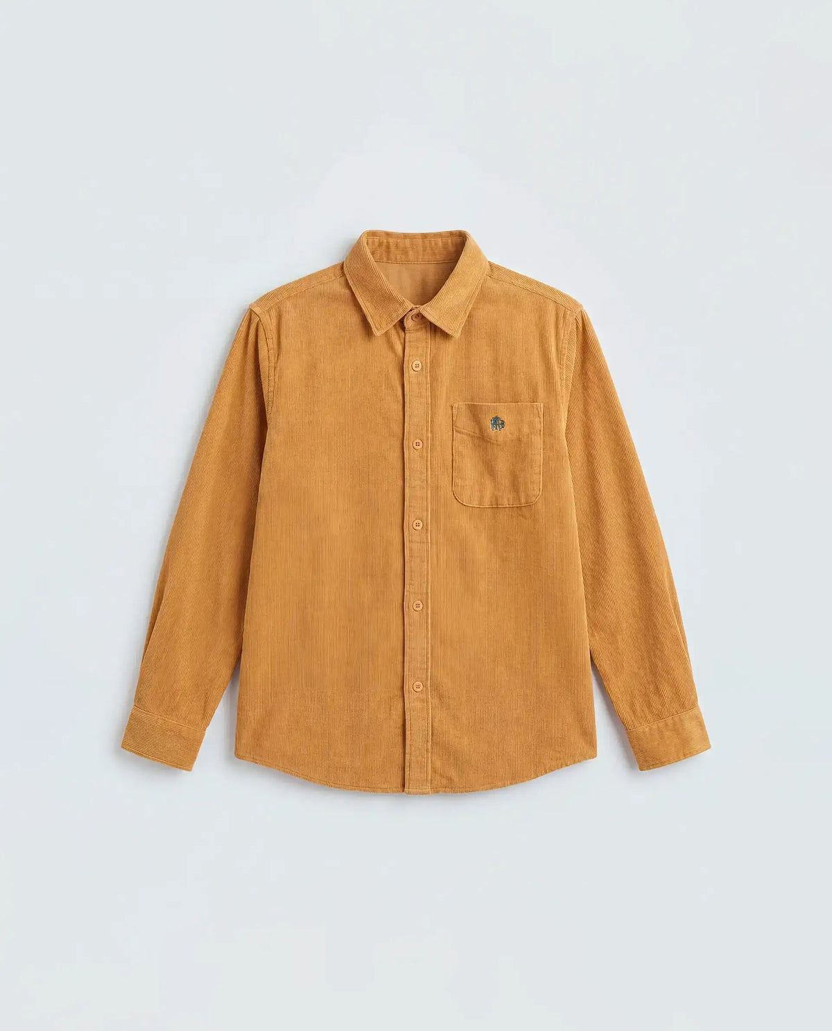 Rare Ones Boys Ceon Regular Fit Cotton Shirt - Mustard