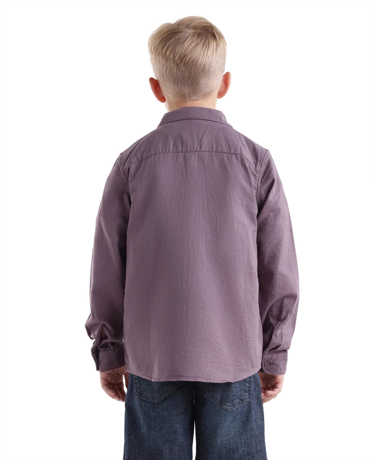 Rare Ones Boys Presso T Cotton Shirt - Dusky Pink