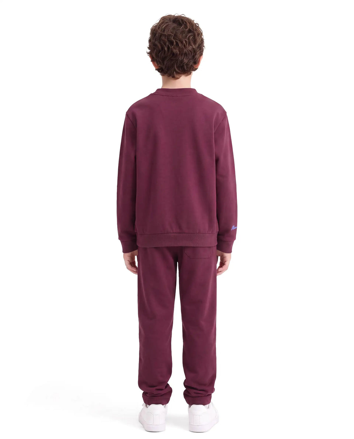 Rare Ones Boys Sohi Cotton Blend Track Pants - Maroon