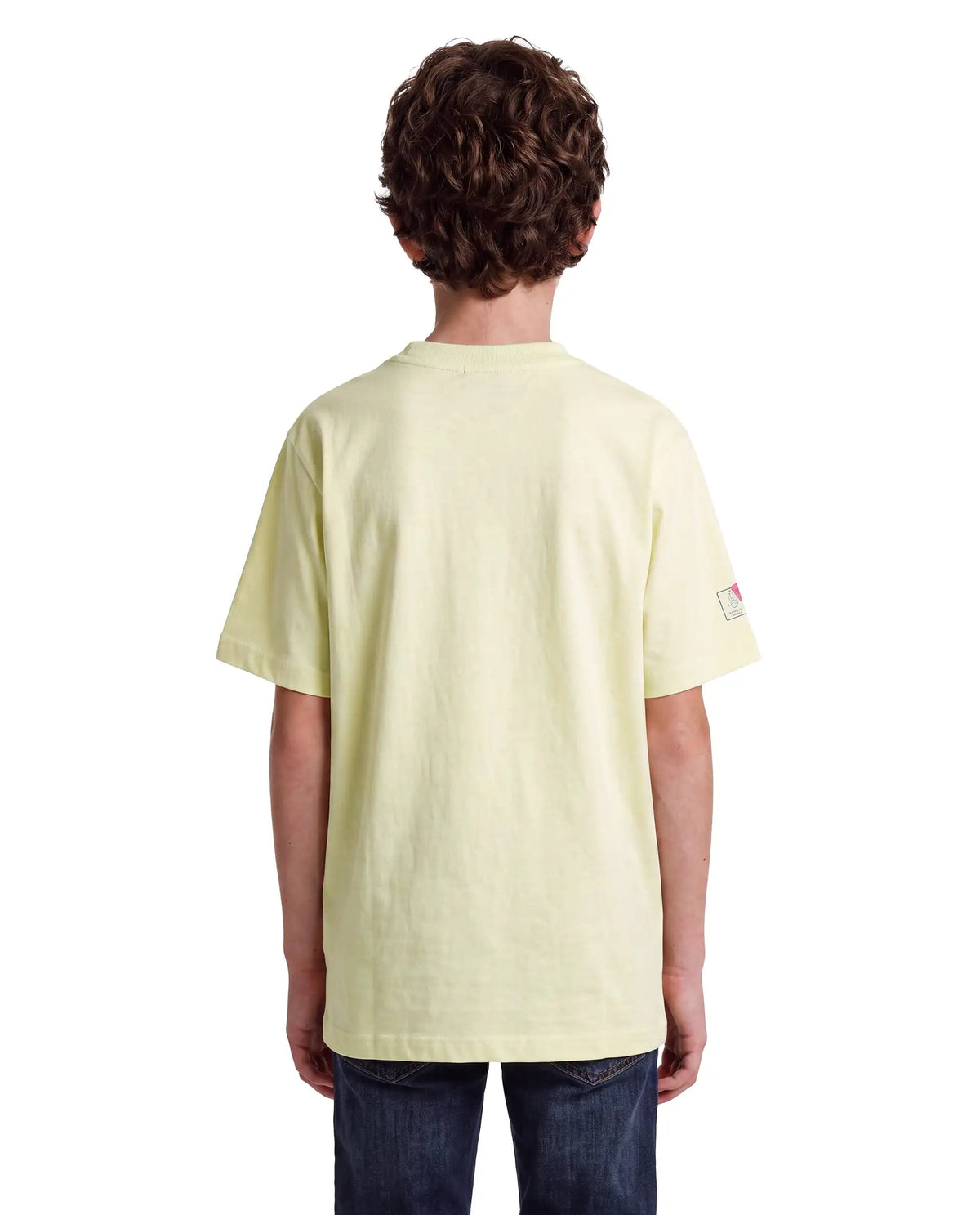 Rare Ones Boys Stilo Cotton T-Shirt - Fluorescent Yellow