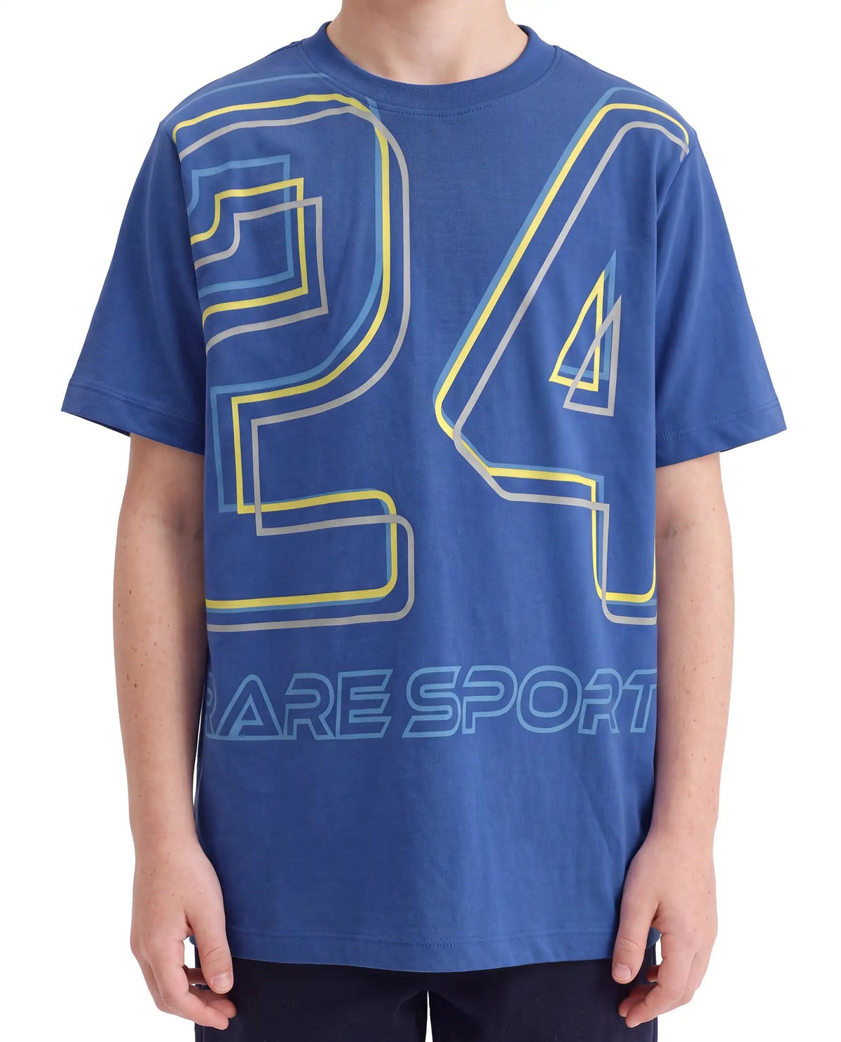 Rare Ones Boys Svant Regular Fit Cotton T-Shirt - Blue