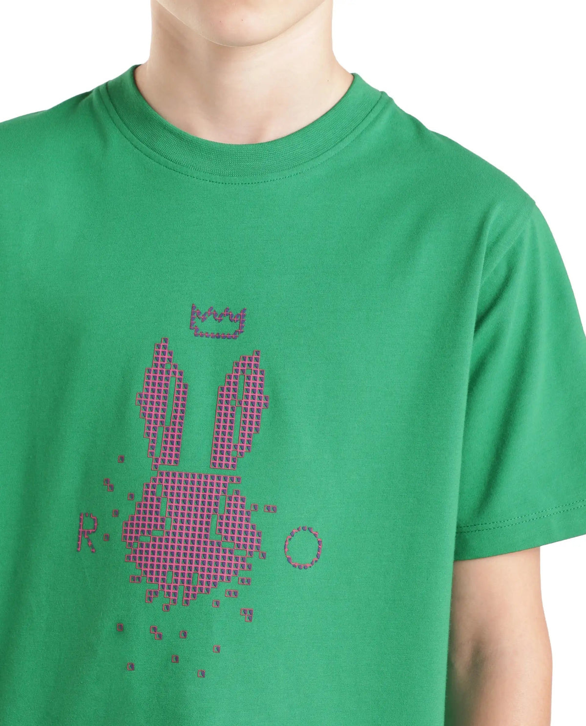 Rare Ones Boys Walko Cotton Blend T-Shirt - Green